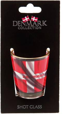 Dansk flagga, Denmark - shotglas