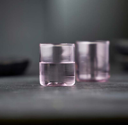 Torino Shotglas, Rosa, 2-pack, 6 cl - Lyngby Glas