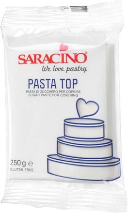 Vit Täckpasta/sockerpasta till tårta - Saracino