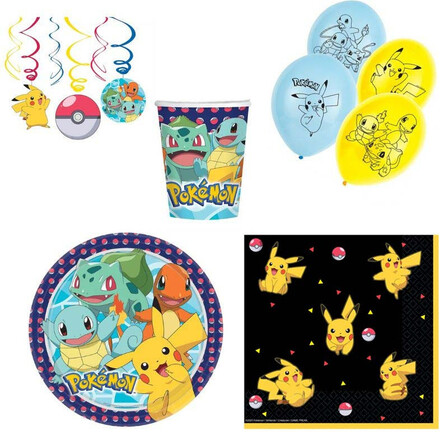 Kalaspaket Pokémon, 8 pers