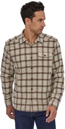 Patagonia Men's Long-Sleeved Fjord Flannel Shirt - 100% organic cotton