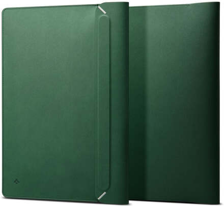 Spigen Valentinus Eco Læder Sleeve til MacBook / Laptop 15-16" (40 x 28 x 2 cm) - JeJu Green