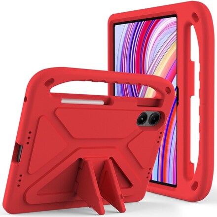 EIDERWOOD Xiaomi Redmi Pad Pro Børne Cover m. Håndtag - Rød