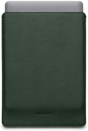 Woolnut Leather Sleeve Til MacBook / Laptop 15" (350 x 245mm) - Grøn