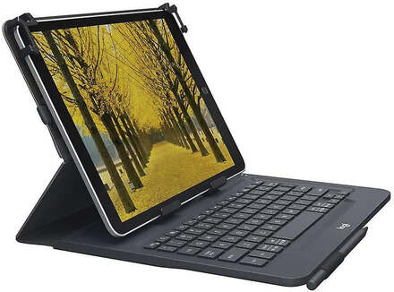Logitech Folio Keyboard m. Case 261x185 - 228x157 mm Tablet (Dansk-Nordisk)