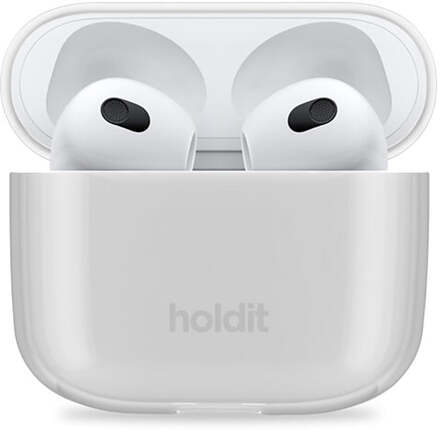 Holdit Apple AirPods (3. gen.) Seethru Case - Hvid