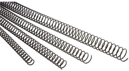 Bindande spiraler GBC 5.1 100 antal Metall Svart Ø 22 mm