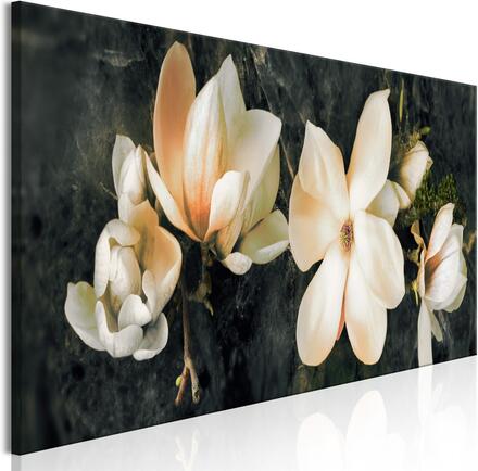 Canvas Tavla - Avant-Garde Magnolia Narrow Orange - Premium print 150x50