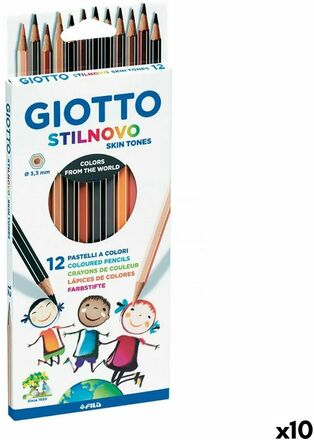 Färgpennor Giotto Stilnovo Skin Tones Multicolour