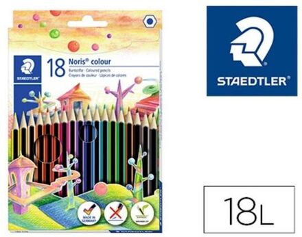 Färgpennor Staedtler 185 C18 Multicolour 18 Delar