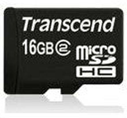 Klass 2 microSDHC 16GB minneskort