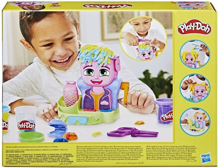 Modellera Spel Hasbro Playdoh Dodatki 6 Burkar Hår