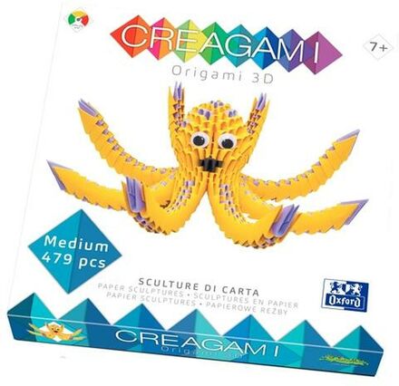 Pappershantverksspel Oxford Creagami 3D Bläckfisk