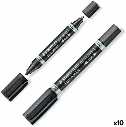 Permanent markörpenna Staedtler Lumocolor 348-9 Svart