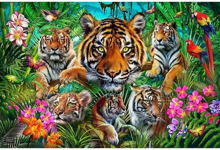 Pussel Educa Tiger jungle 500 Delar