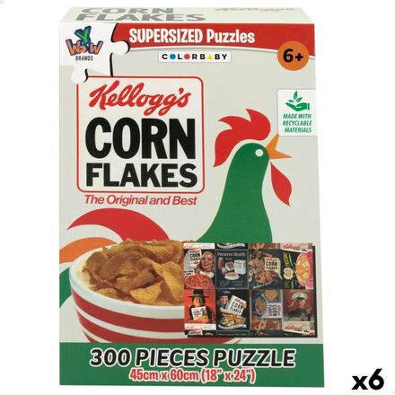 Pussel Kellogg's Corn Flakes 300 Delar 45 x 60 cm