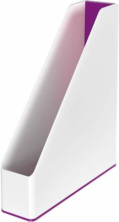 Tidningsställ Leitz Vit Violett A4 polystyren 7,3 x 31,8 x 27,2 cm