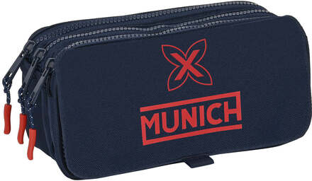Tredubbel Carry-all Munich Flash 21,5 x 10 x 8 cm Marinblå