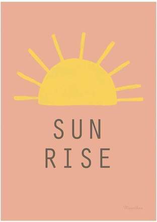 SUN RISE Poster A4