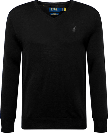 Ralph Lauren V-Neck Knit Pullover Black