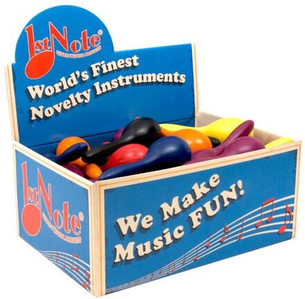 1st Note/Duplex/Trophy Mini Maracas Display (35-pcs)