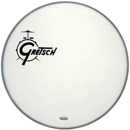 Gretsch Bassdrum head Ambassador white coated, 20