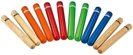 Claves 6-pair pack, Colored