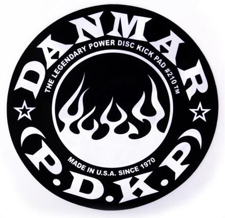 Beater pad: Power disc kick pad (Flames)