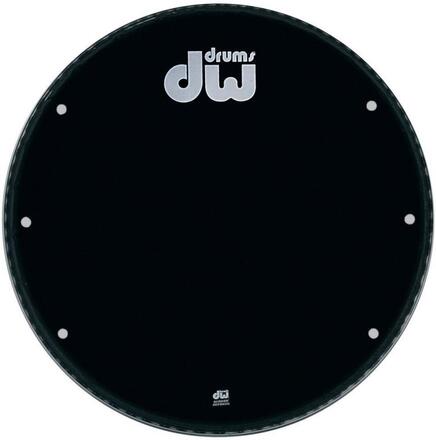 DW Bass drum head Ebony 18" GB-18K