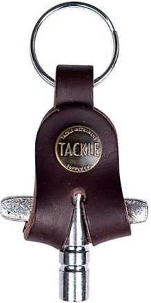 Tackle Leather Drum Key - trumnyckel med läderfodral (Mahogny)