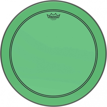 18" Colortone Green Powerstroke 3 bastrumskinn, Remo
