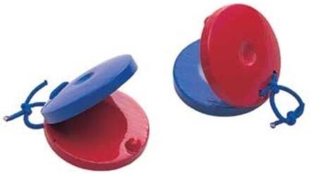 Dixon Wooden Castanets Blue & Red