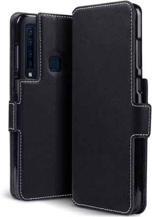 Qubits - slim wallet hoes - Samsung Galaxy A9 2018 - zwart