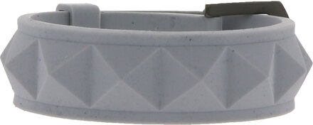 C3 Mode-Schmuck lässiges Silikon-Armband mit Schnallen-Verschluss Grau