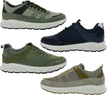 FRETZ men Saul Herren Sport-Schuhe mit Shock-Absorber Sneaker Made in Italy Grau, Grün, Blau oder Beige