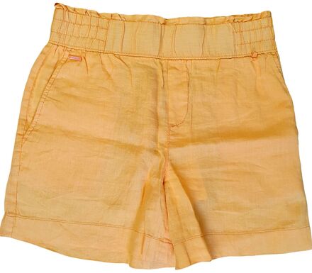 Street One Damen Paperbag-Shorts aus reinem Leinen 27642746 Gelb