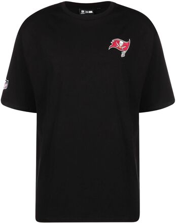 NEW ERA NFL Tampa Bay Buccaneers Herren Baumwoll-Shirt trendiges Kurzarm-Shirt Oversized 60284776 Schwarz