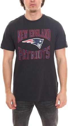 NEW ERA NFL New England Patriots Team Logo Herren Baumwoll-Shirt trendiges Kurzarm-Shirt 12590847 Schwarz