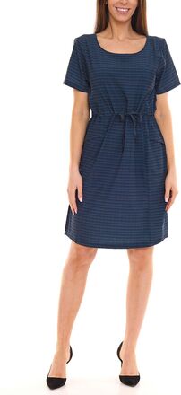 Killtec Damen Mini-Kleid gestreift Jersey-Kleid mit Quick Drying Funktion aus recycelten Materialien 19246039 Blau/Schwarz
