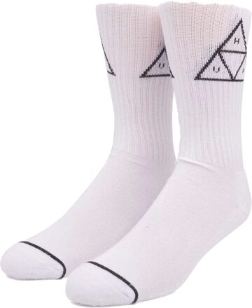 HUF Triple Triangle Strümpfe lange Baumwoll-Socken mit Logo-Print SK00576 Weiß