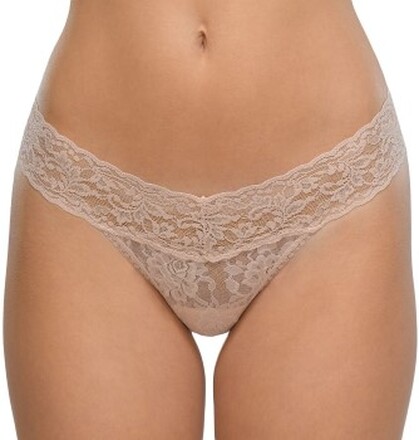 Hanky Panky Trusser 3P Low Rise Thong Beige nylon One Size Dame