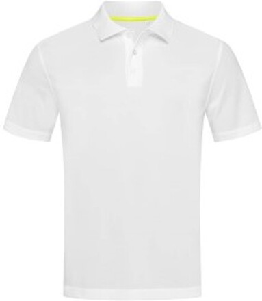 Stedman Active 140 Polo Hvid polyester Small Herre