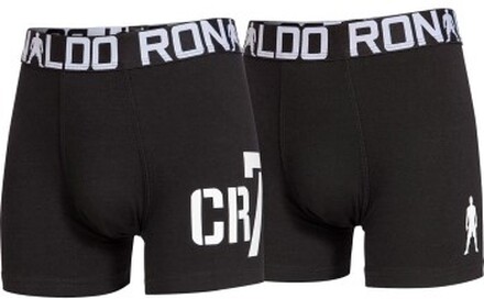 CR7 Cristiano Ronaldo 2P Boys Line Trunk Schwarz Baumwolle 134-140