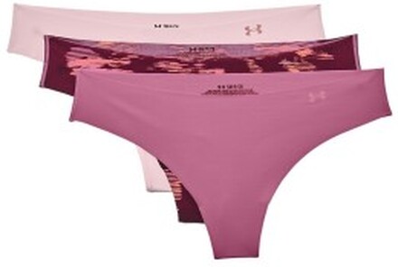 Under Armour Trusser 3P Pure Stretch Thong Rosa Mønster X-Small Dame