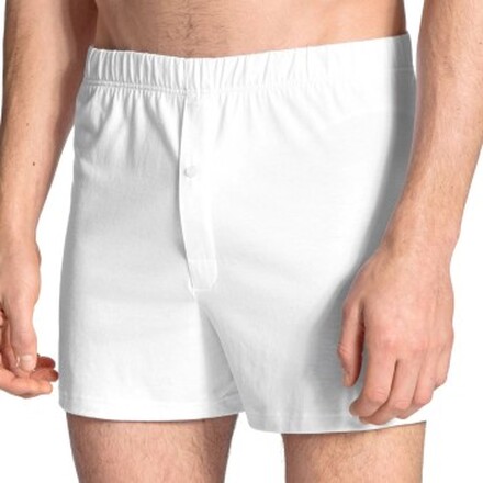 Calida Cotton Code Boxer Shorts With Fly Hvit bomull XX-Large Herre
