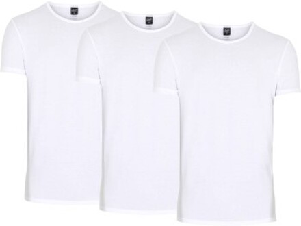 Claudio 3P Organic Cotton T-Shirt Hvid økologisk bomuld Small Herre