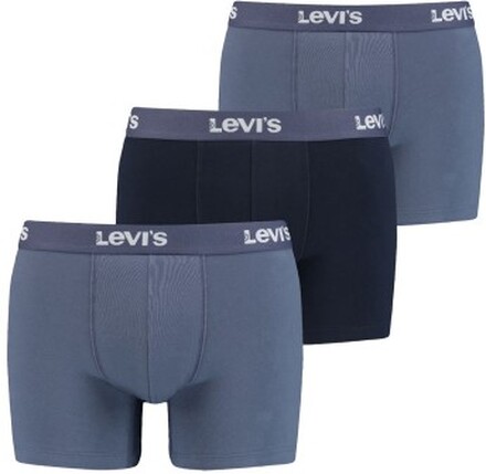 Levis 3P Back in Session Boxer Blau Baumwolle Small Herren