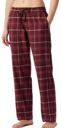 Schiesser Mix And Relax Lounge Pants Flannel Rot 46 Damen