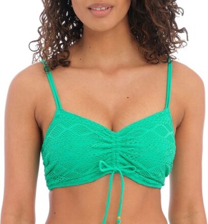 Freya Sundance Uw Bralette Bikini Top Jade/Grønn nylon F 75 Dame