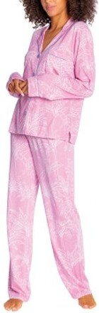 PJ Salvage Playful Prints Pyjama Rosa X-Small Dame